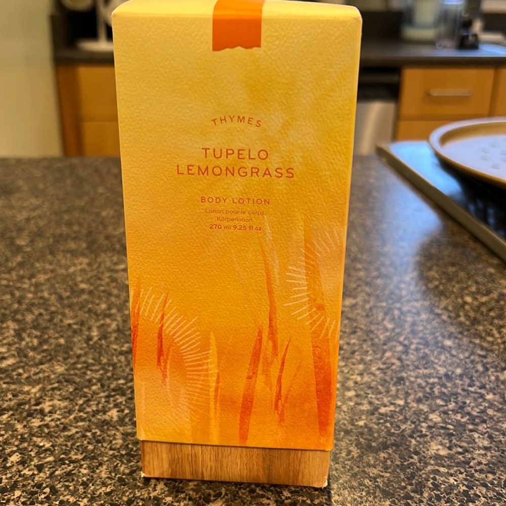 New in box Thymes Tupelo Lemongrass Body Lotion